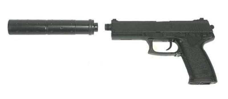 SRC airsoft pisztoly SOCOM Mk23 fekete