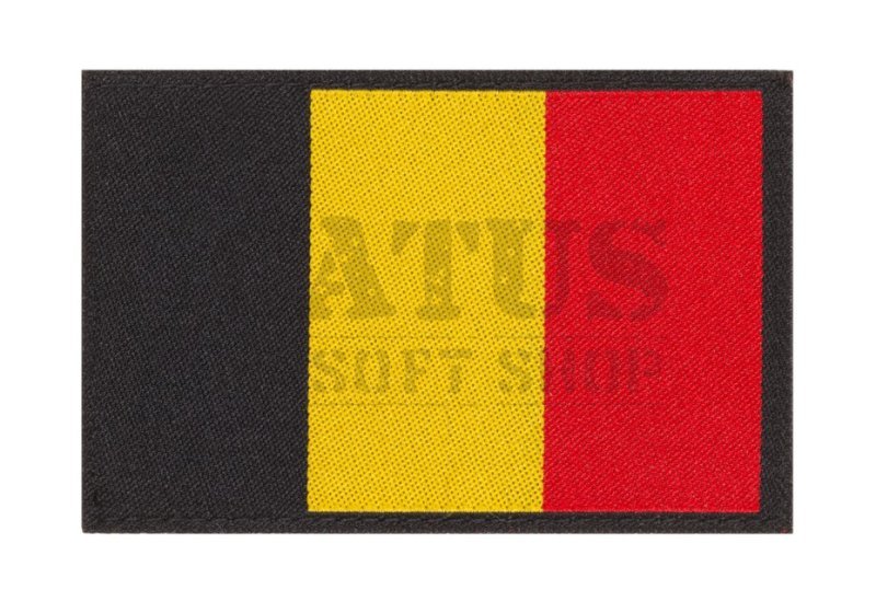 Nášivka na suchý zips Belgium vlajka Color 