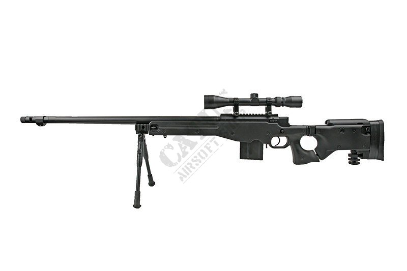 WELL Airsoft Sniper MB4403D s puškohľadom a dvojnožkou  