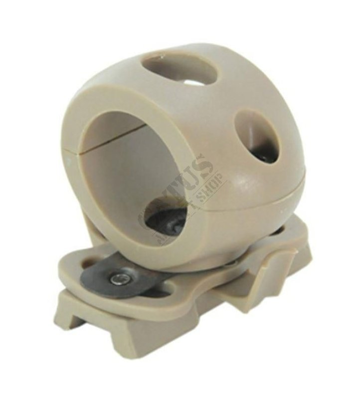 Montážny kružok na svietidlo pre FAST helmu 1" / 25,4 mm FMA Tan 