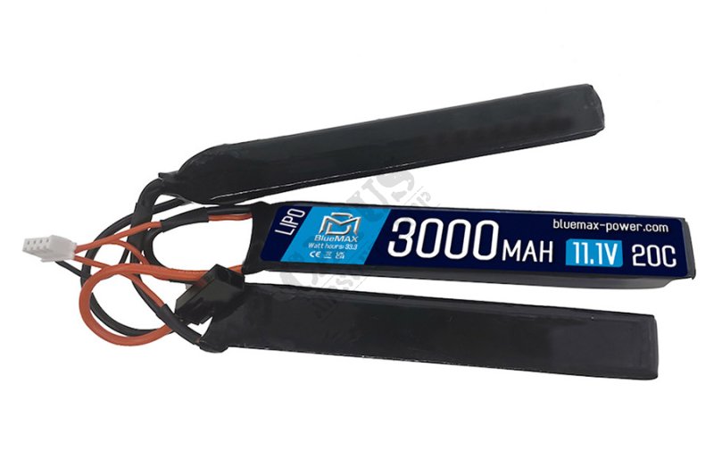 Airsoftová baterie LiPo 11,1V 3000mAh 20C split Tamiya BlueMax  