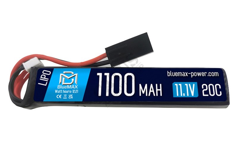 Airsoft batéria LiPo 11,1V 1100mAh 20C Tamiya BlueMax  