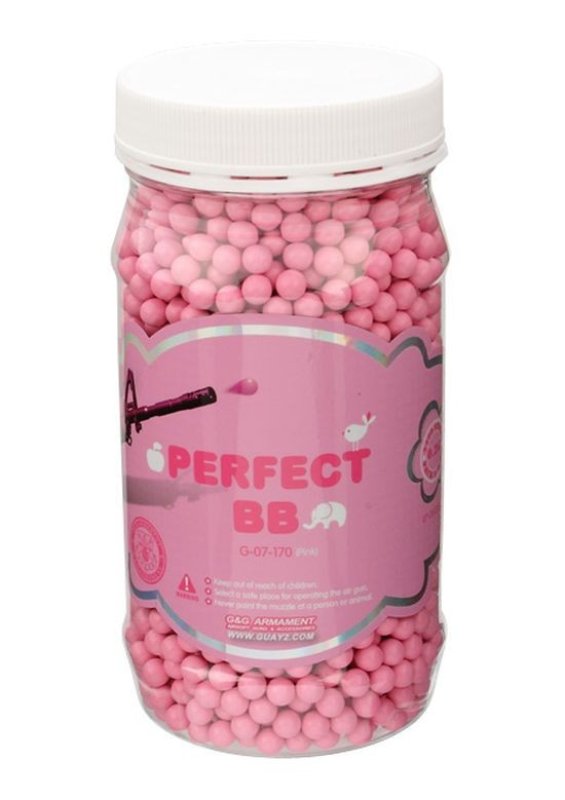 Airsoft guličky BB G&G Perfect 0,20g 2400ks Ružové