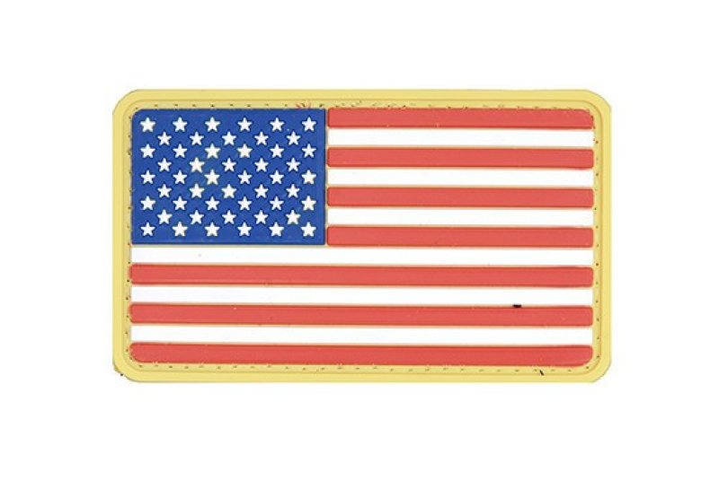 Nášivka na suchý zips 3D vlajka US  