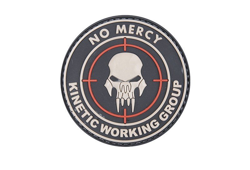 Nášivka 3D - NO MERCY – KINETIC WORKING GROUP  