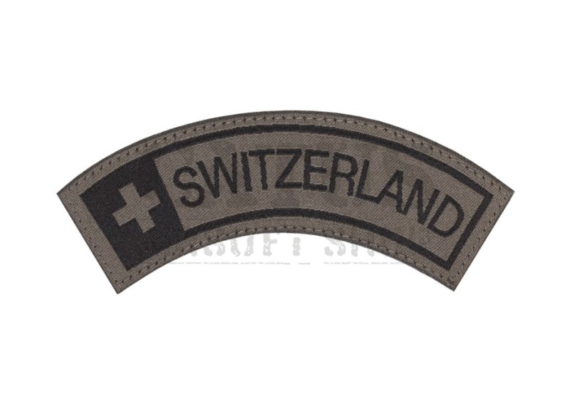 Nášivka na suchý zips Švajčiarsko Claw Gear Dark Grey 