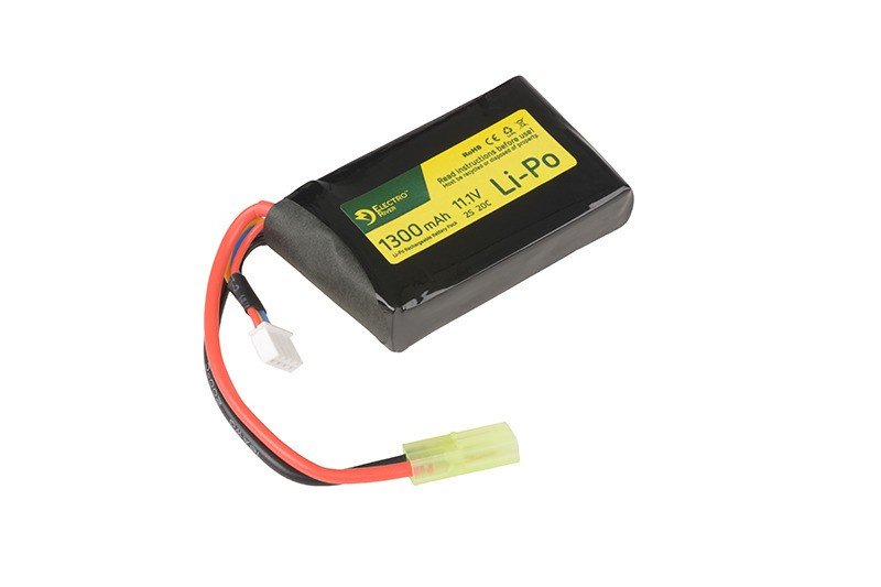 Airsoft batéria LiPo 11,1V 1300mAh 20/40C ElectroRiver  