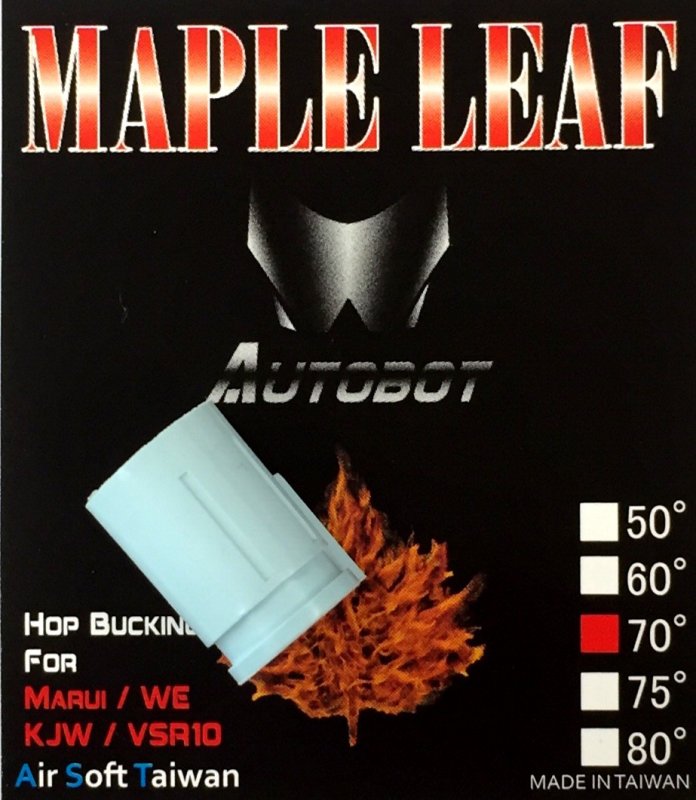 Airsoft Hop-up gumička Autobot 70° Maple Leaf Modrá 