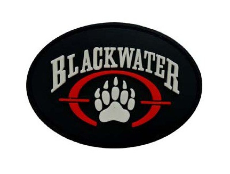 Nášivka na suchý zips 3D Blackwater Delta Armory Čierna 