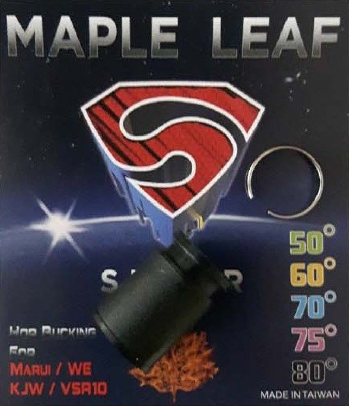 Airsoft Hop-up gumička Super 80° Maple Leaf Čierna 