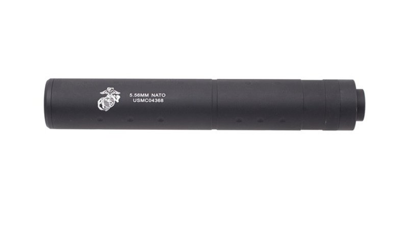 Airsoft tlmič 196x32mm dummy silencer USCM ACM Čierny