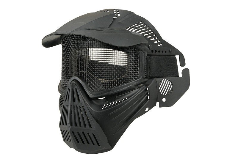 Maska Guardian sieťka V1 Guerilla Tactical Čierna 