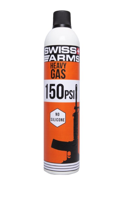 Airsoft plyn Green Gas 600ml - strong Swiss Arms  