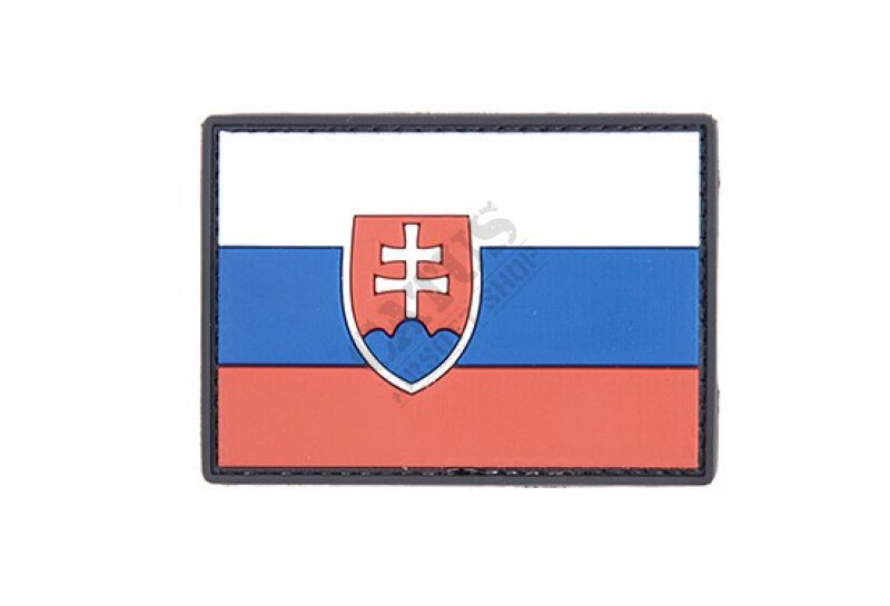 Nášivka na suchý zips 3D Slovenská vlajka  