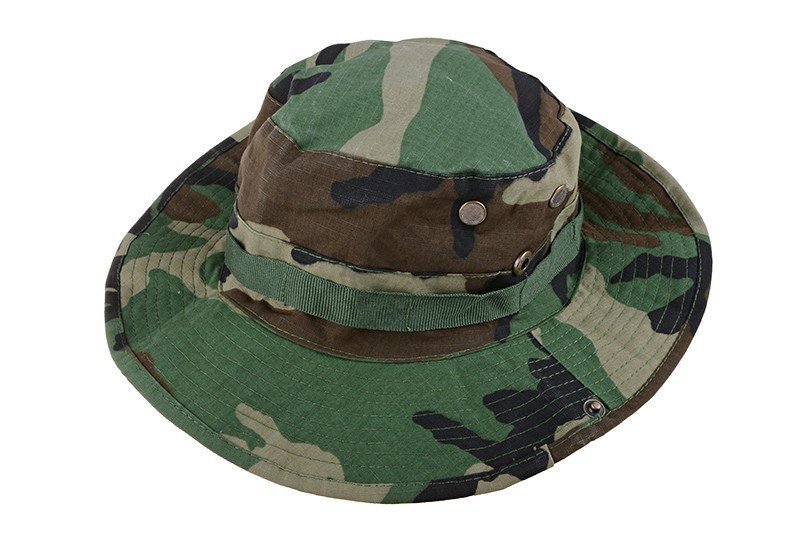 Maskáčový klobúk Boonie Guerilla Tactical Woodland 