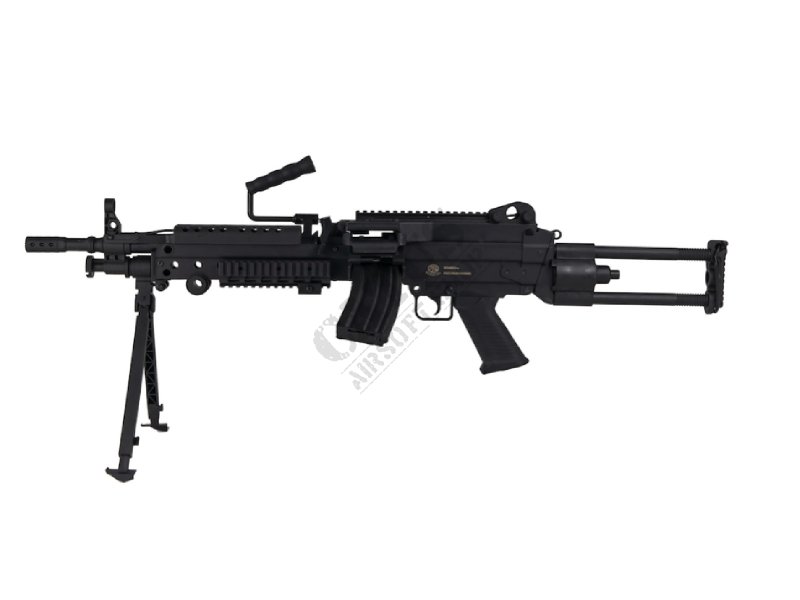 CyberGun airsoftová zbraň FN M249 AEG 6 mm 300 Bbs 1J Čierna 
