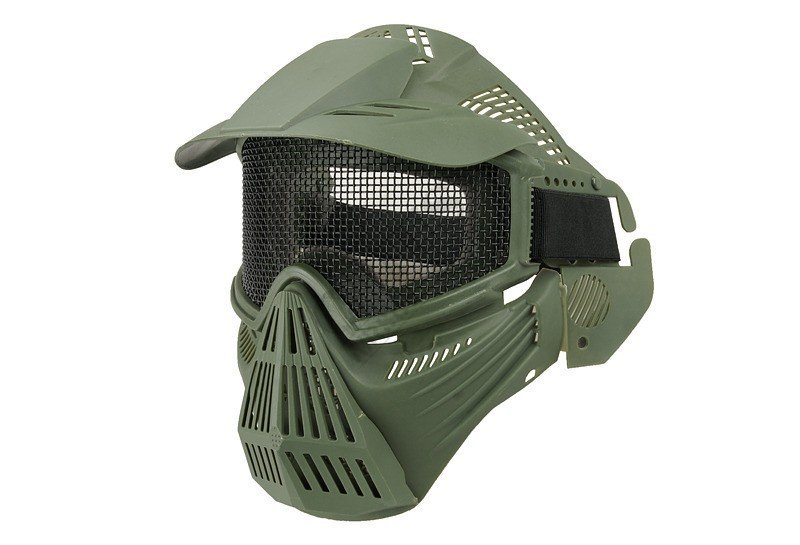 Maska Guardian sieťka V1 Guerilla Tactical Oliva 