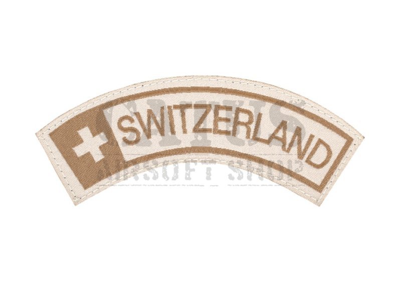 Nášivka na suchý zips Švajčiarsko Claw Gear Desert 