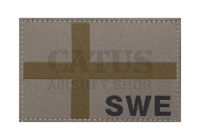 Nášivka na suchý zips Sweden vlajka Claw Gear Dark Grey 