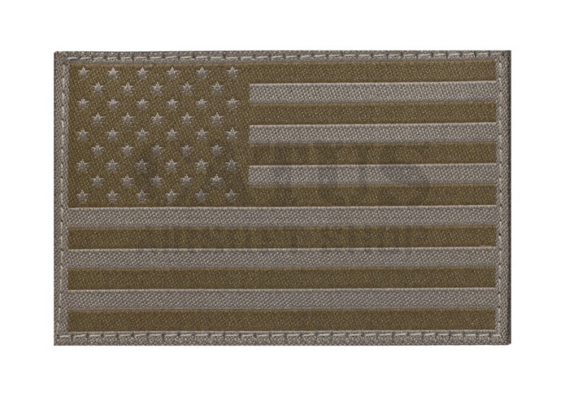 Nášivka na suchý zips USA vlajka Claw Gear Dark Grey 