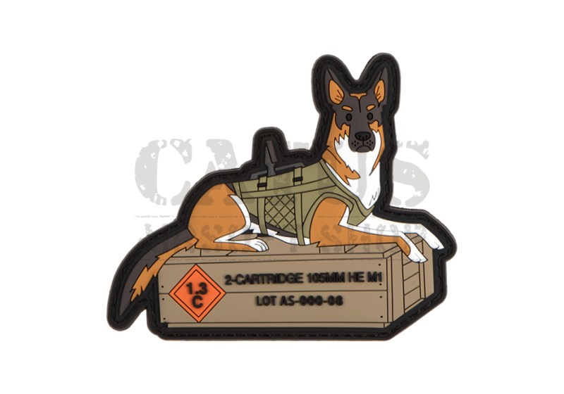 Nášivka na suchý zips 3D German Shepard Tactical Dog  