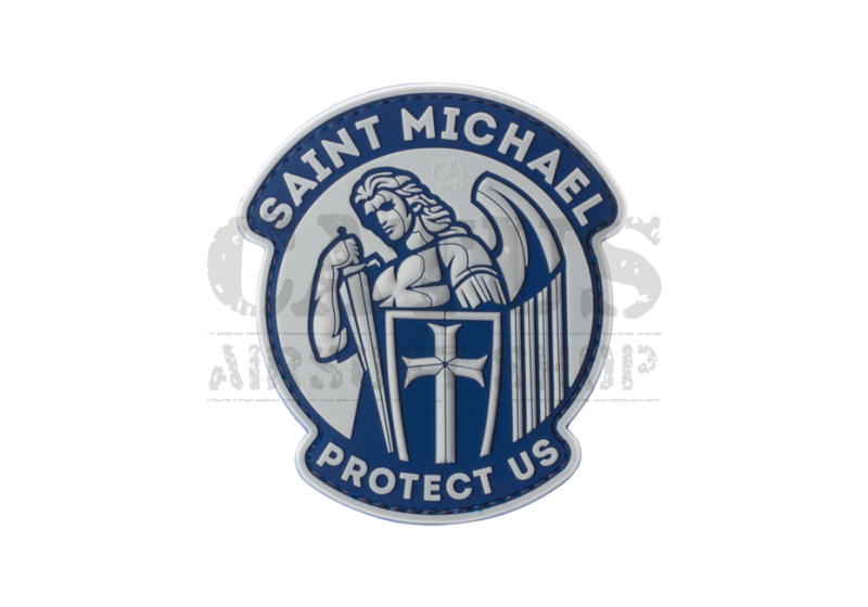 Nášivka na suchý zips 3D Saint Michael Modrá 