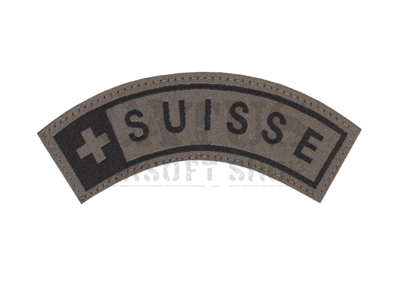Nášivka na suchý zips Suisse Claw Gear Dark Grey 