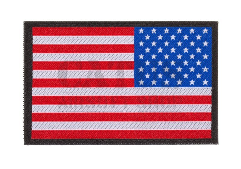 Nášivka na suchý zips USA vlajka obrátená Color 
