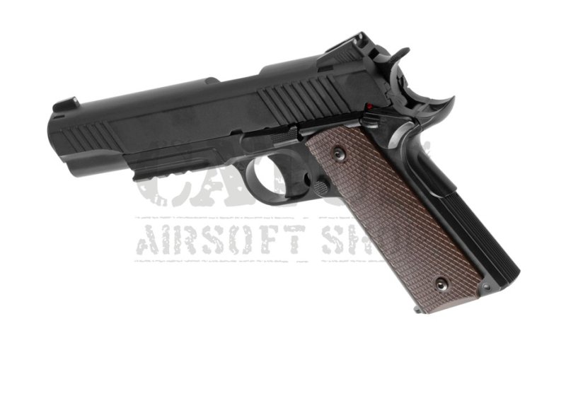 KWC airsoft pištoľ NBB M45A1 CQBP V2 Metal Version Co2 Čierna 