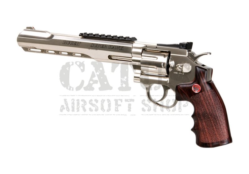 Umarex airsoft pištoľ NBB Ruger SuperHawk 8 Revolver Co2 Silver 