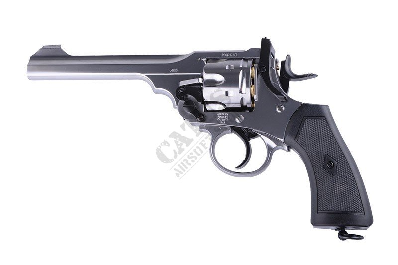 WinGun airsoft pištoľ NBB Webley MKVI 455 revolver Co2  