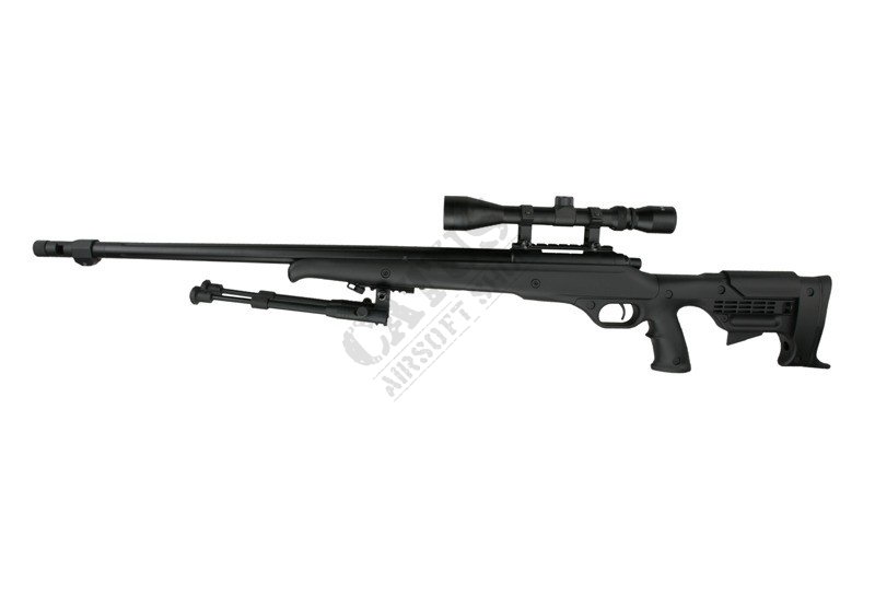 WELL Airsoft Sniper MB11D s puškohľadom a dvojnožkou  