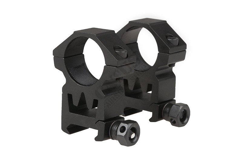 Montážne krúžky 25mm vysoké Theta Optics Čierne