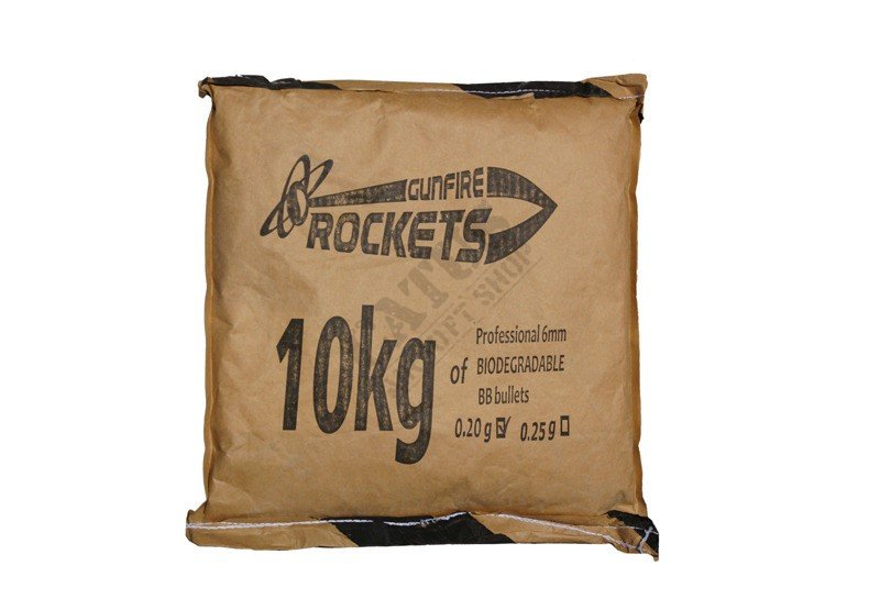 Airsoft guličky BIO BB Rockets Professional 0,20g 50 000ks Zelené