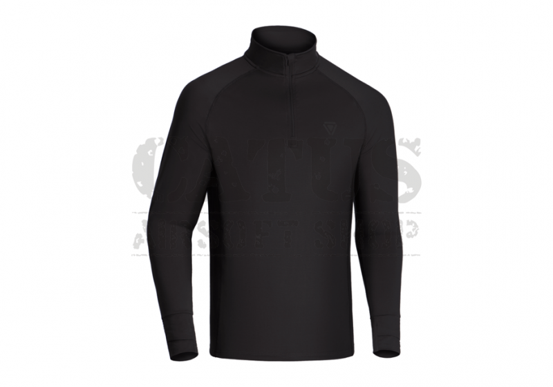 Tričko T.O.R.D. Long Sleeve Zip Outrider s dlhým rukávom Čierne XL