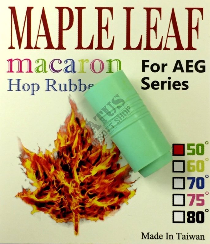 Airsoft Hop-up gumička Macaron 50° Maple Leaf Zelená 