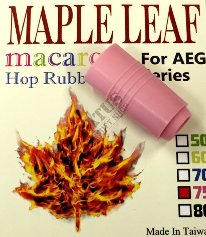Airsoft Hop-up gumička Macaron 75° Maple Leaf Ružová 