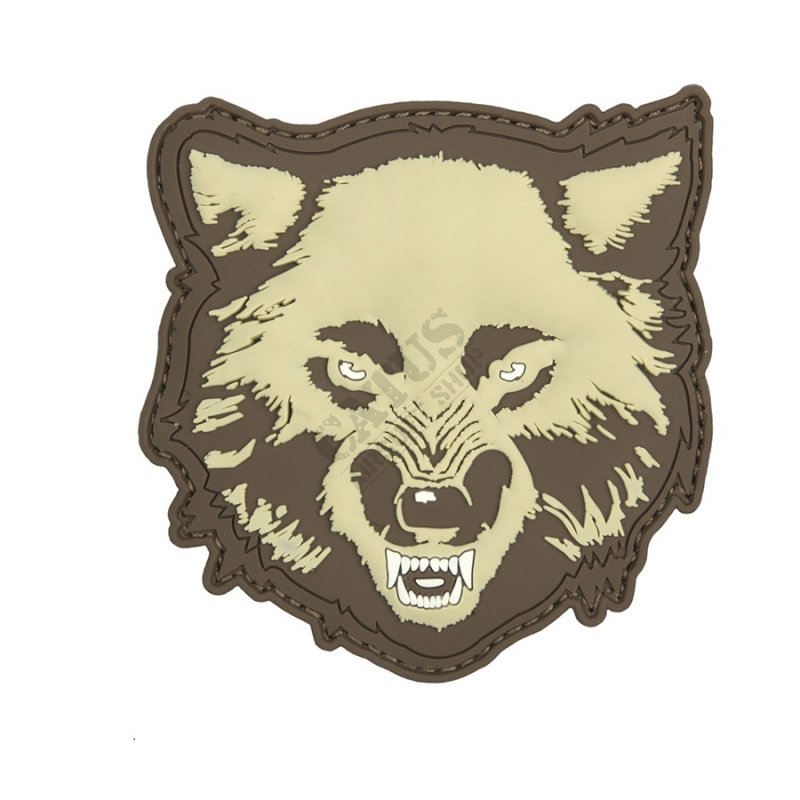 Nášivka na suchý zips 3D Wolf 101 INC Coyote 