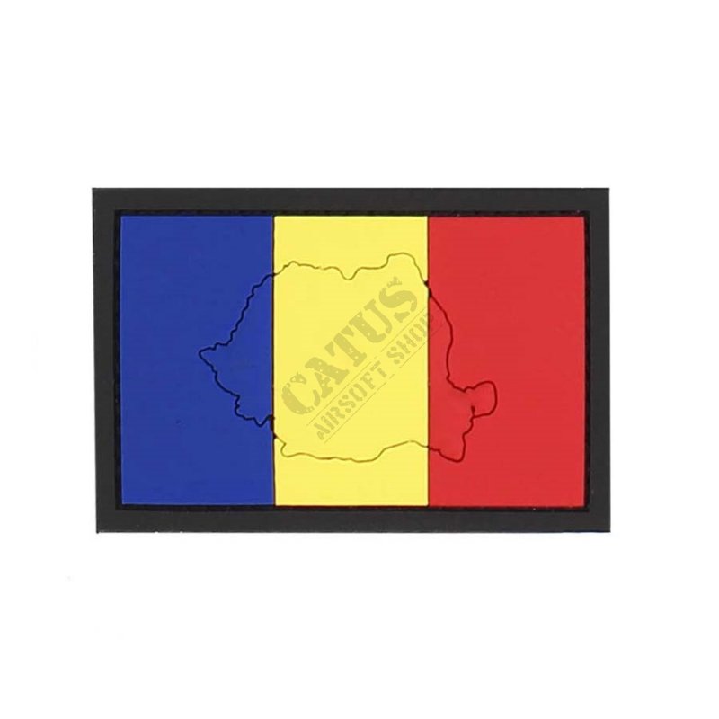 Nášivka na suchý zips 3D Rumunsko vlajka 101 INC  