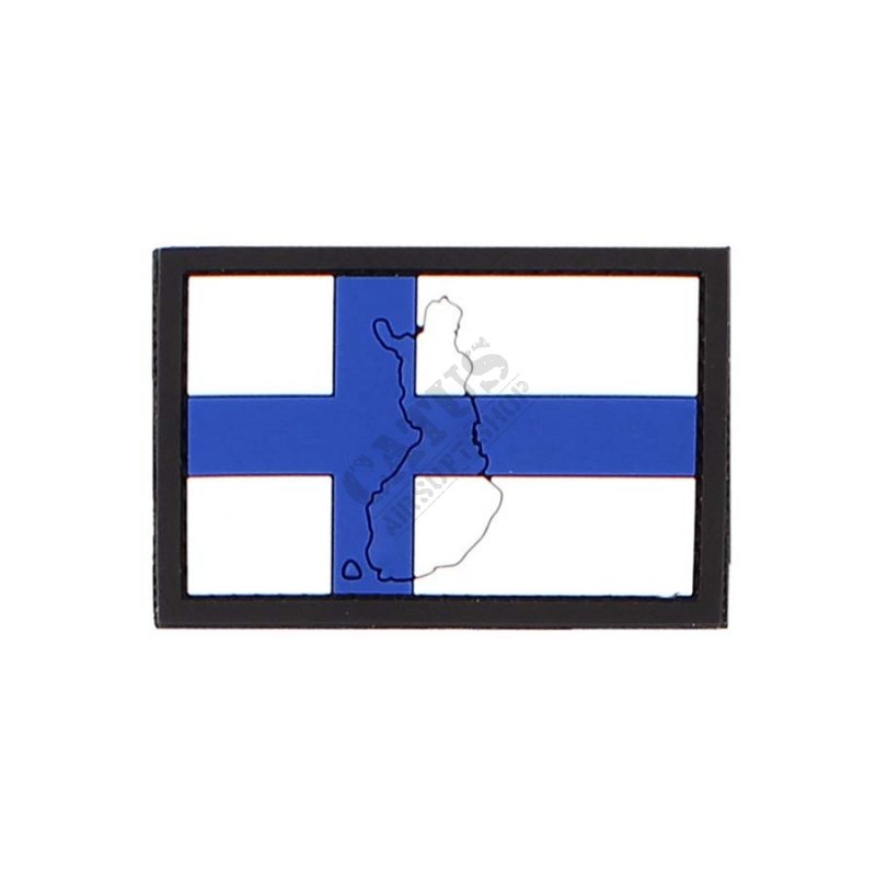 Nášivka na suchý zips 3D Fínsko vlajka 101 INC  