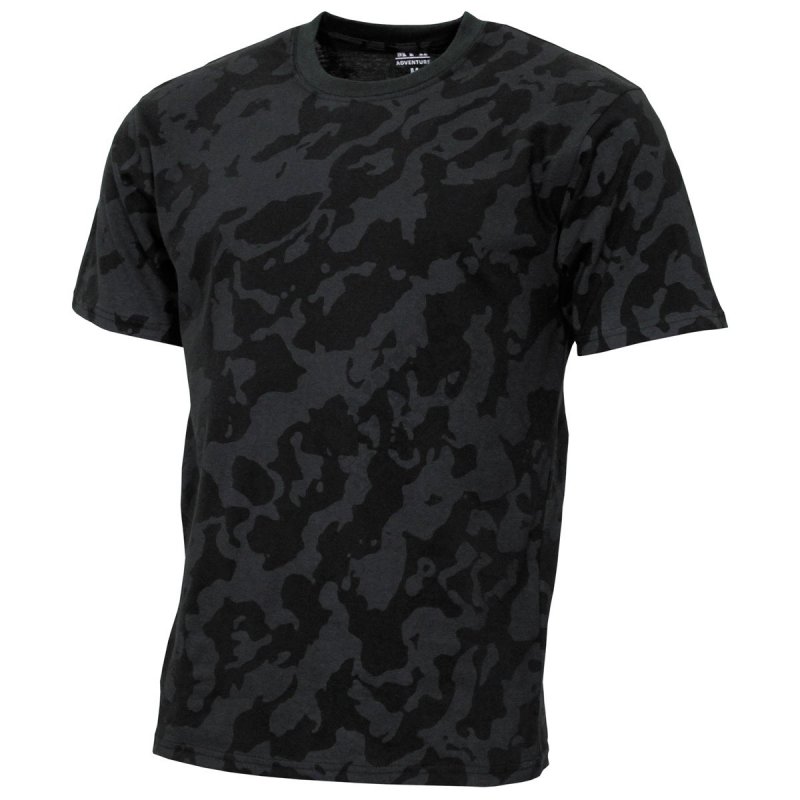 T-shirt streetstyle à manches courtes MFH Camouflage nocturne S