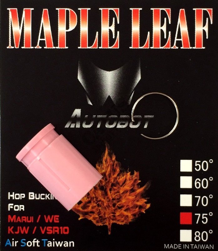 Airsoft Hop-up gumička Autobot 75° Maple Leaf Ružová 
