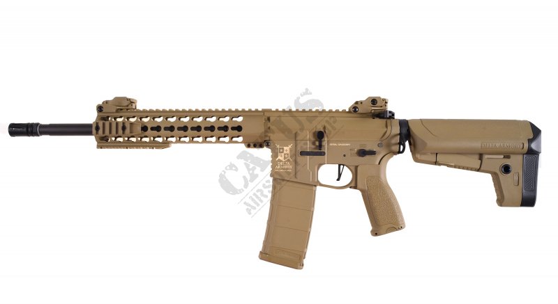 Delta Armory airsoftová zbraň M4 AR15 KeyMod 10" Charlie Full Tan 