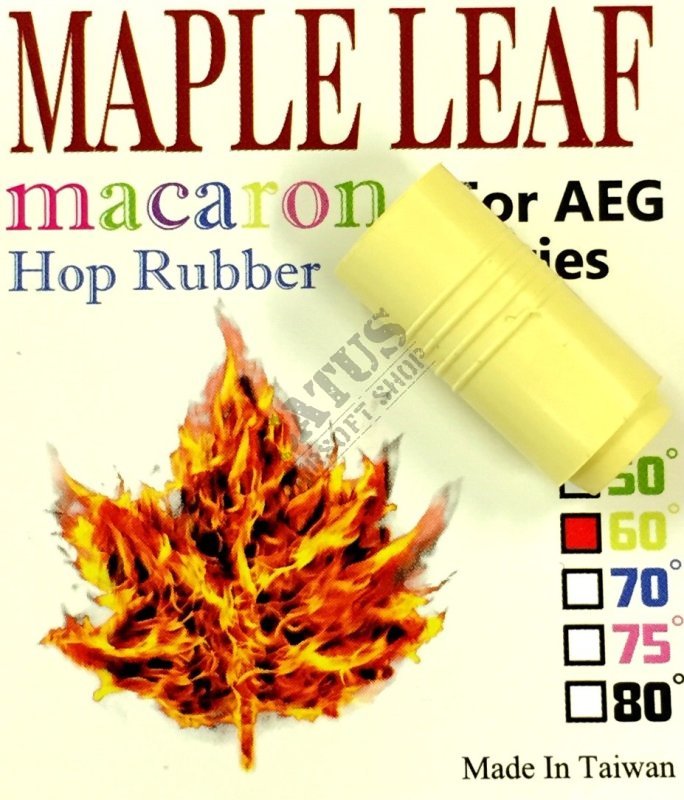 Airsoft Hop-up gumička Macaron 60° Maple Leaf Žltá 