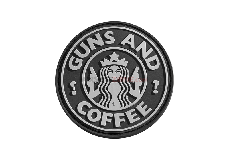 Nášivka Guns and Coffee JTG