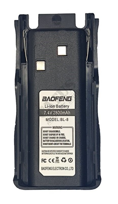 Batéria 2800mAh pre Baofeng GT-5 Čierna 