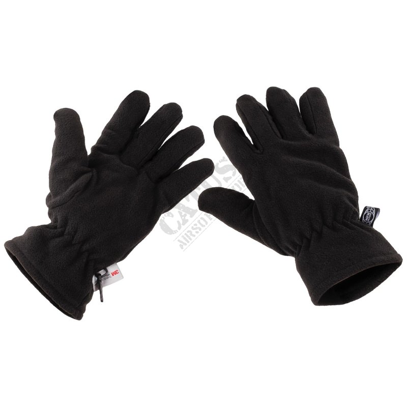 Flisové rukavice 3M Thinsulate MFH Čierna S