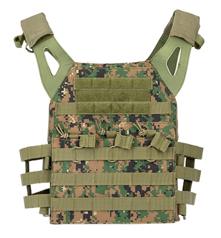 Taktická vesta Jump Delta Armory Woodland digital 