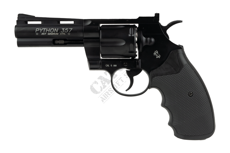 CyberGun airsoft pištoľ NBB Colt PYTHON .357 4" Revolver CO2 Čierna 