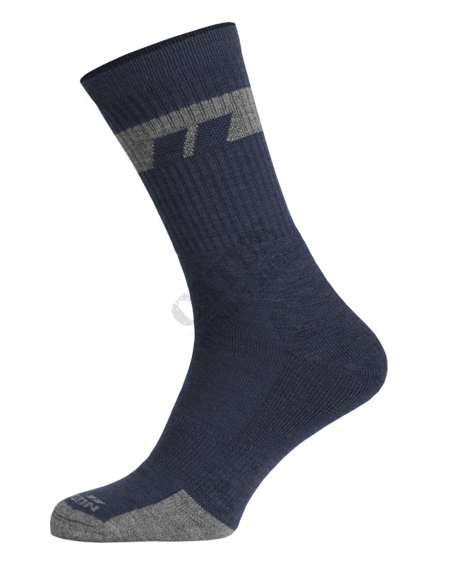 Ponožky Alpine Merino Mid Pentagon Navy 42-44